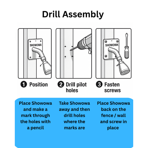 <strong>Permanent Wall‑Mount (Screw‑Fixed)</strong>